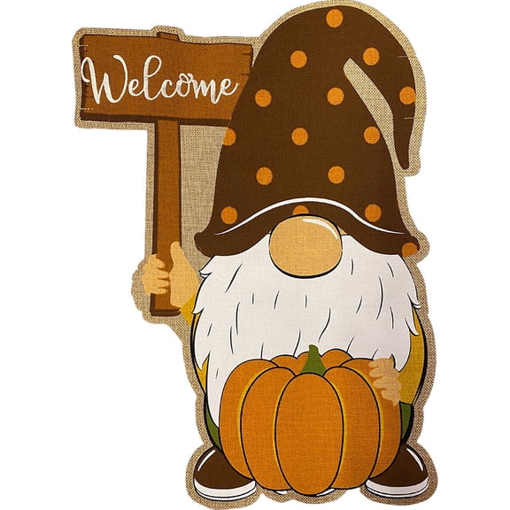 Briarwood Lane Fall Garden Flag 12x18 For Outdoor Fall Gnome Burlap For Fall Garden Flag Flags For Outside
