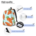 thumbnail image 5 of Daiia Cartoon Carrot Vintage Canvas Backpack for Men and Women ,Hiking Backpack,Travel Laptop Bag for School,Large Capacity Backpack, 5 of 8