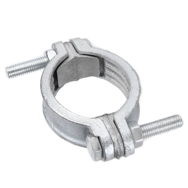 Abrazadera de manguera Jadeshay Anillos de abrazadera de cincha galvanizada Acero al carbono Plata