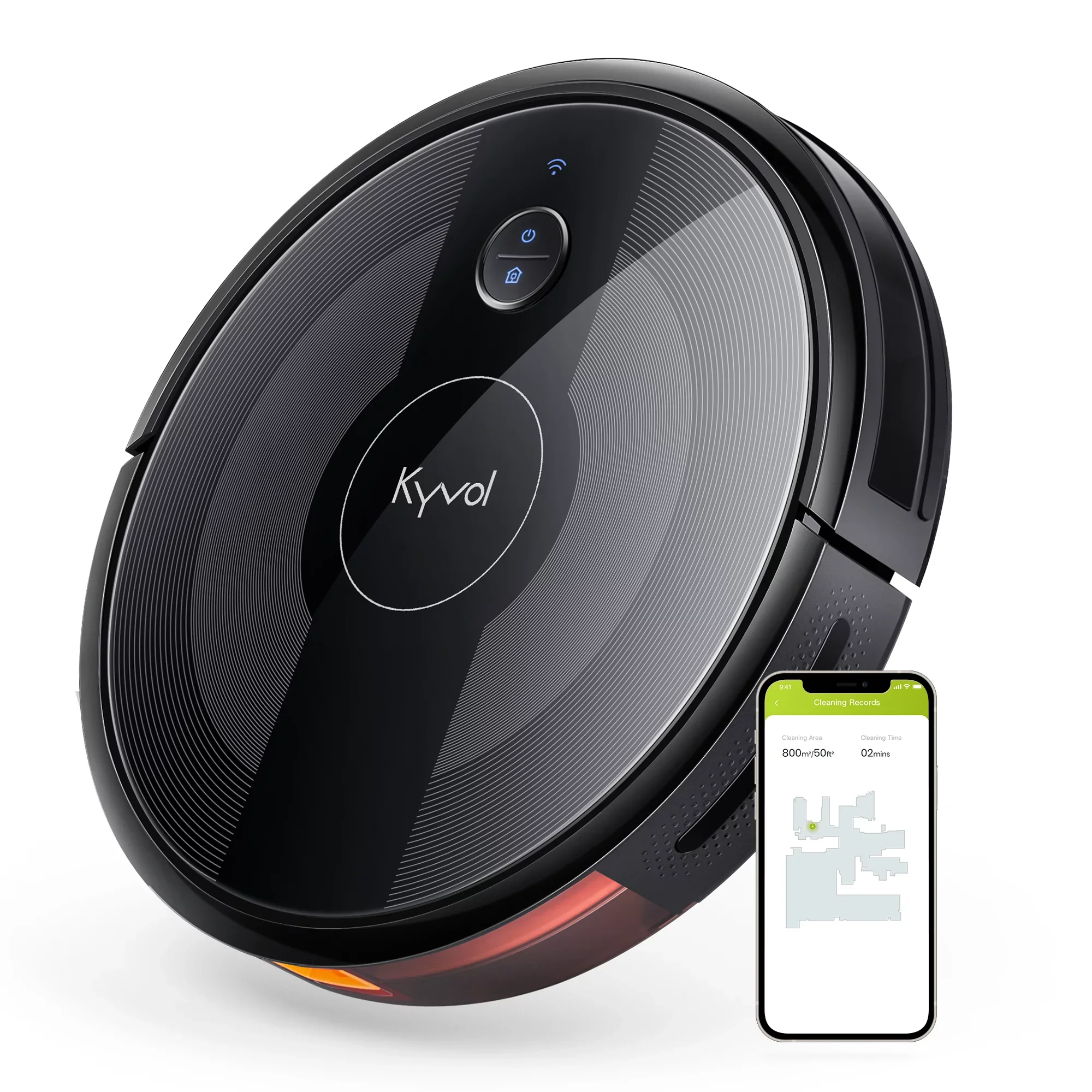 Kyvol E25 Robot Vacuum Cleaner with Mapping Technology | Walmart
