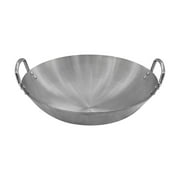 14" Stainless Steel Wok With Handle Cookware