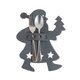 thumbnail image 5 of Inteprter Cubiertos de Navidad, 4 Uds., bolsa, tenedor, soporte para cuchara de interior, tela, vajilla, bolsas, organizador de de cocina, Kits de decoración para fiestas Gris oscuro Inteprter HA069000-02, 5 of 6