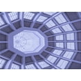 thumbnail image 1 of Ahgly Company Machine Washable Indoor Rectangle Transitional Deep Periwinkle Purple Area Rugs, 3' x 5', 1 of 7