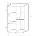 thumbnail image 3 of Furinno 11069 Étagère Ouverte Réversible à 5 Cubes, Blanc, 3 of 6