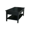 thumbnail image 4 of International Concepts Spencer Black Wood Coffee Table, 4 of 11
