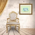 thumbnail image 3 of Annie Bailey Art 18x15 Gold Ornate Wood Framed with Double Matting Museum Art Print Titled - Frolic Camper, 3 of 4