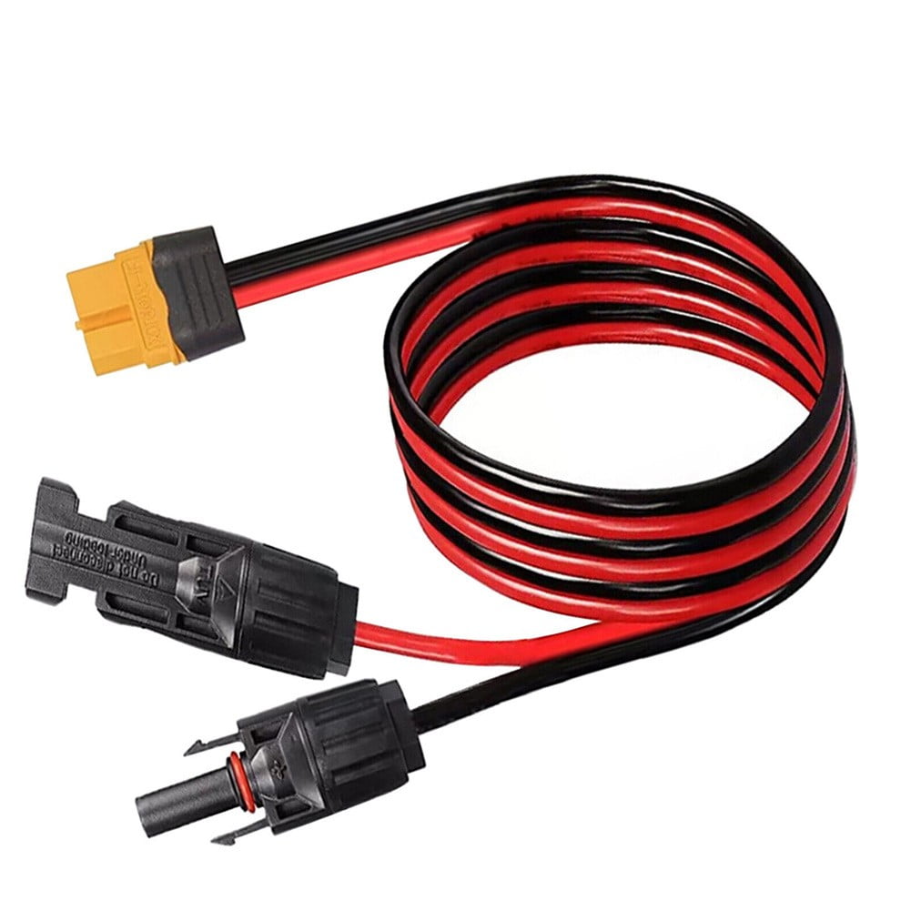 10AWG Solar Panel Cable Connector XT60 Female Adapter Compatible 60cm PVC