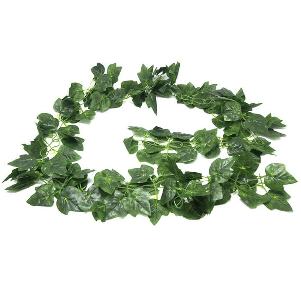 Artificial Silk Grape Leaf Garland Vine Foliage, Green, 90Inch