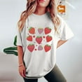thumbnail image 5 of 50 % de Réduction Mode Femme Été Col Rond Manches Tombantes Manches Courtes Imprimé Fruits, 5 of 5