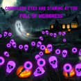 thumbnail image 2 of Luces solares FENSAN para Halloween y exteriores, paquete de 4 unidades, 32 LED, color morado, 2 of 6