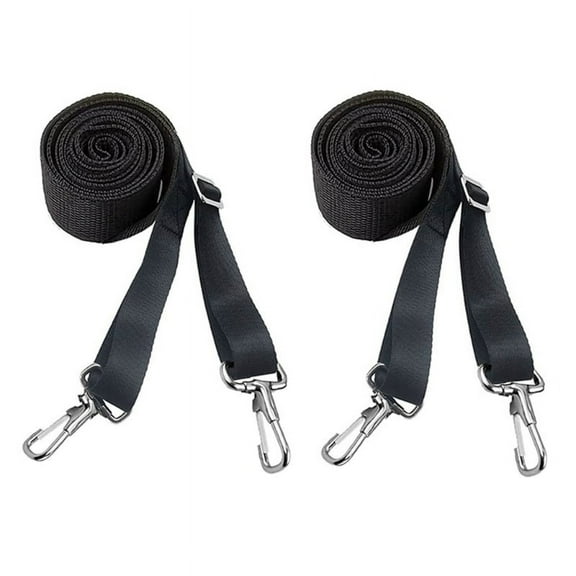 Marine Awning Webbing Straps with Stainless Steel Heavy Duty Snap Loop Bimini Top Hardware Adjustable Bimini Top Straps