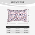 thumbnail image 4 of Pofeuu 4th Of July Print Polyester Microfiber Plush Pillowcases, Super Soft and Cozy Pillow Case Covers with Envelop Closure（Pillow core not included）-20"x30", 4 of 6