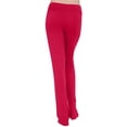 thumbnail image 5 of Lovskoo Plus Size Yoga Pants Women Loose High Waist Wide Leg Workout Out Leggings Casual Trousers Burgundy, 5 of 8