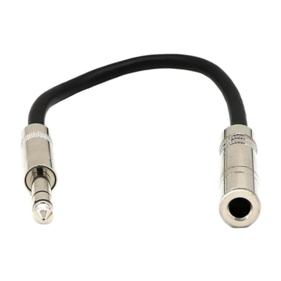 Cable de sonido profesion de 6,35 mm estéreo a adaptador de 20 cm