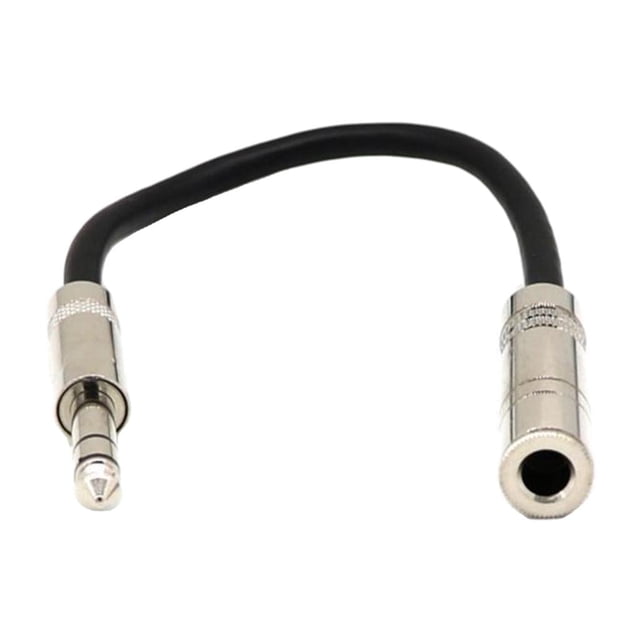 20cm .35mm 1/4 pulg. Estéreo a Cable de extensión de sonido uxili Convertidor de alambre shamjiam Cable de audio portátil