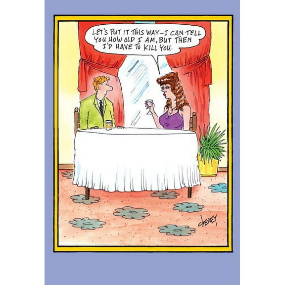 Nobleworks How Old I Am Funny / Humorous Tom Cheney Birthday Card
