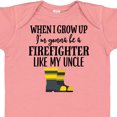 thumbnail image 4 of Inktastic Future Firefighter Like My Uncle Boys or Girls Baby Bodysuit, 4 of 5