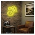 thumbnail image 4 of Letrero De Neón LED Con Forma Cámara Para Pared, Ideal Para Estudio Fotográfico, Decoración Creativa, Dormitorio, Sala Juegos, 19.6918.23in/5046.3cm, 4 of 6