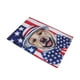 thumbnail image 3 of Bandera de jardín americana,Bandera de jardín americana Bandera de jardín de perro resistente a la intemperie Bandera de jardín de perro americano Materiales ecológicos, 3 of 8