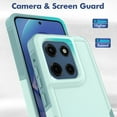 thumbnail image 3 of Dteck for Moto G Stylus 5G 2025 Case, Dual Layer Heavy Duty Rugged Shockproof Protective Phone Cover for Motorola Moto G Stylus 5G 2025,Mint, 3 of 6