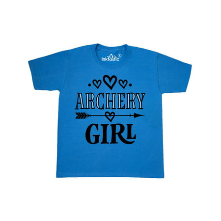 Archery Girl Bow Hunting Youth T-Shirt