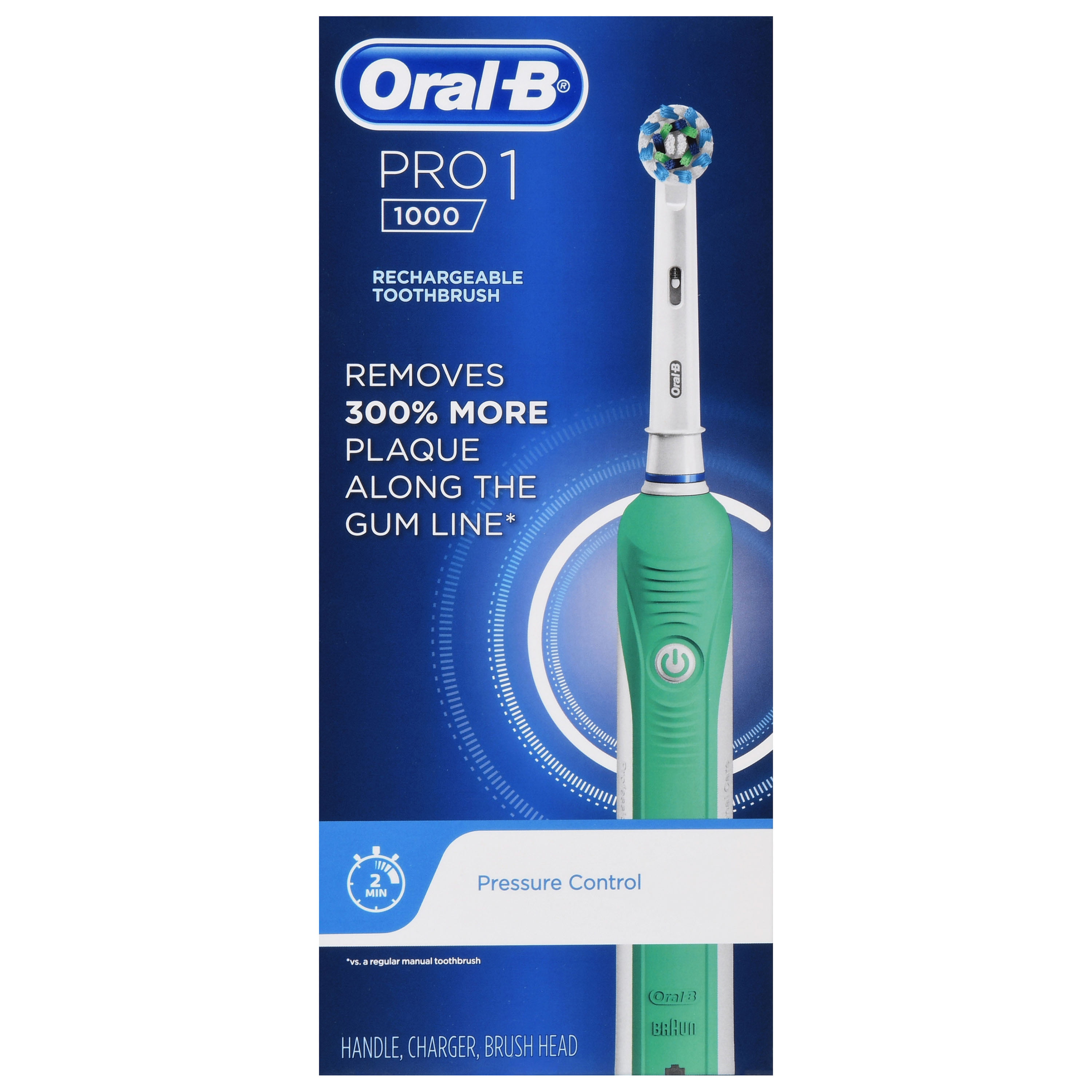 oral-b-pro-1000-electric-toothbrush-rechargeable-green-walmart