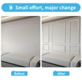 thumbnail image 4 of Art3d Pre-Cut Wall Molding Set of 6 pcs, Ready-to-Assemble Wainscoting Panels for Interior Wall Décor Living Room Bedroom Accent Wall, 4 of 8