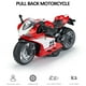 thumbnail image 4 of Modelo de motocicleta para niños perfecl 1/12 rojo, 4 of 7