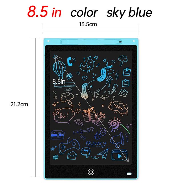 Tablero de dibujo electrónico para niños, tableta de dibujo gráfico con pantalla LCD, almohadilla de pintura de escritura a mano educativa, 6,5/8,5"
