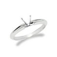 thumbnail image 2 of 4-Prong Solitaire Engagement Ring Setting White Gold 14K, 2 of 2