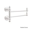 thumbnail image 4 of Allied Brass - Dottingham 2 Swing Arm Towel Rail in Antique Pewter, 4 of 5