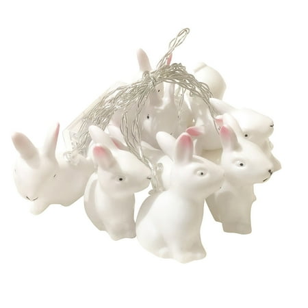 

Relanfenk LED light Easter Bunny Strings Patio Room Window Decoration Party Pendant Lamp