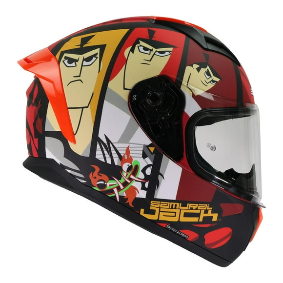 Casco Moto Samurai Jack Cartoon Network Mate Talla M