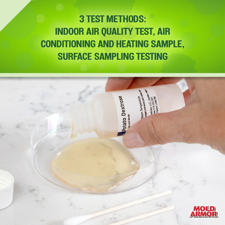 Accurate DIY Mold Detector for Home - Mold Testing Kit, Includes Lab  Analysis & Expert Mold Consultation, Compliant with AIHA Home Air Quality  Test