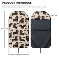 thumbnail image 7 of XYZCANDO Dachshund Cool Style Car Seat Towel Cover Waterproof, Suitable for Van Front Seats Automotive, Terry Cloth Car Seat Covers, for Trucks Sedans, 7 of 7