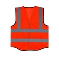 thumbnail image 2 of Yaoyar Reflective Safety Vest for Men Zippered Pocket Mesh Design Construction Work Traffic Protective Outerwear Sleeveless Hood-Free Cargo Jacket Versatile Vests, 2 of 5