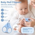 thumbnail image 4 of Baby Nail Scissors, Rounded Tip Safety Clippers for Infants, Ergonomic Handle for Newborn Grooming,1 Pcs, 4 of 7