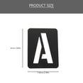 thumbnail image 2 of FRCOLOR  Letters Painting Templates Number Alphabet Stencils Small Black, 2 of 8