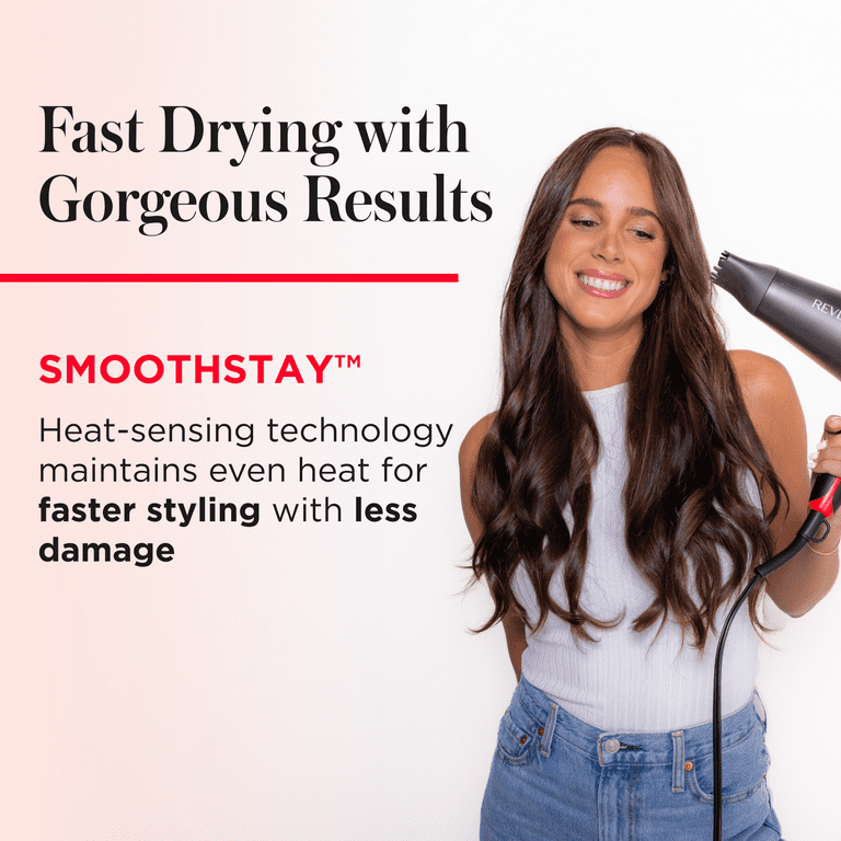 Smoothstay Ceramic Hair Dryer with Diffuser photo 4