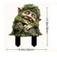 thumbnail image 3 of 2D Tree Garden Stake Acrylic Yard Sign Meditation Fairy Stakes For Outdoors Garden Decoration, 3 of 4