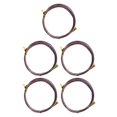 thumbnail image 3 of Vogacara Alambres para manualidades, manualidades DIY, Material de aluminio, hilo trenzado, buena flexibilidad, líneas de joyería, diseño exquisito Rosa claro 5piezas Vogacara CBP225232, 3 of 6