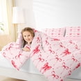 thumbnail image 3 of jejeloiu Pink Bows Full Size Comforter Sets,Cartoon Bowknot Bedding Sets For Bowie Lover Reversible 3 Pieces, 3 of 7