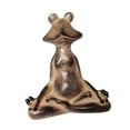 thumbnail image 1 of Estatua de rana de resina meditando y yoga, figura decorativa realista para el hogar Estilo E, 1 of 9