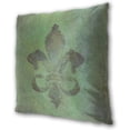 thumbnail image 3 of GZHJMY Mardi Gras Throw Pillow Covers Fleur De Lis Mardi Gras Vintage Green Pillowcase Sofa Carnival Party Decor Back Cushion Case 2 Pack Fat Tuesday Gift 16" × 16", 3 of 5