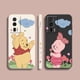 thumbnail image 2 of Case For Redmi K60E K60 K50 K40S K40 K30 9A 9 8A 8 10 Pro 4G 5G Colour Simple Liquid silicone Case Piglet Winnie the Pooh Bear, 2 of 5