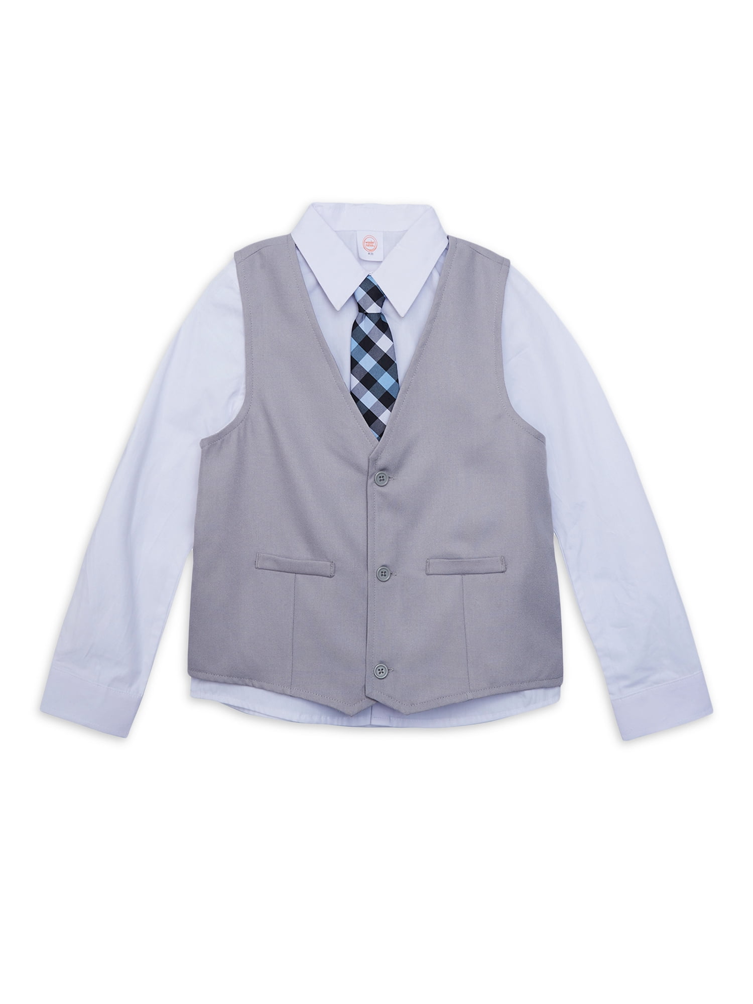 ANDE Boys Core 4 Piece Vest Set, Sizes 4-16 & Husky