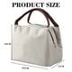 thumbnail image 2 of Bolsa de almuerzo con aislamiento reutilizable, caja de asas más fresca, preparación de comidas para hombres y mujeres, trabajo, picnic o viaje, 2 of 7
