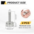 thumbnail image 2 of 4 Pcs Vis à Pouce Plates M3x14mm pour Cartes Graphiques, Argent, 2 of 6