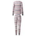 thumbnail image 6 of Family Christmas Pjs Matching Sets Printed Tops + Pants Sleepwear Set for The Baby, Kids, Teens, and Adults, 6 of 7