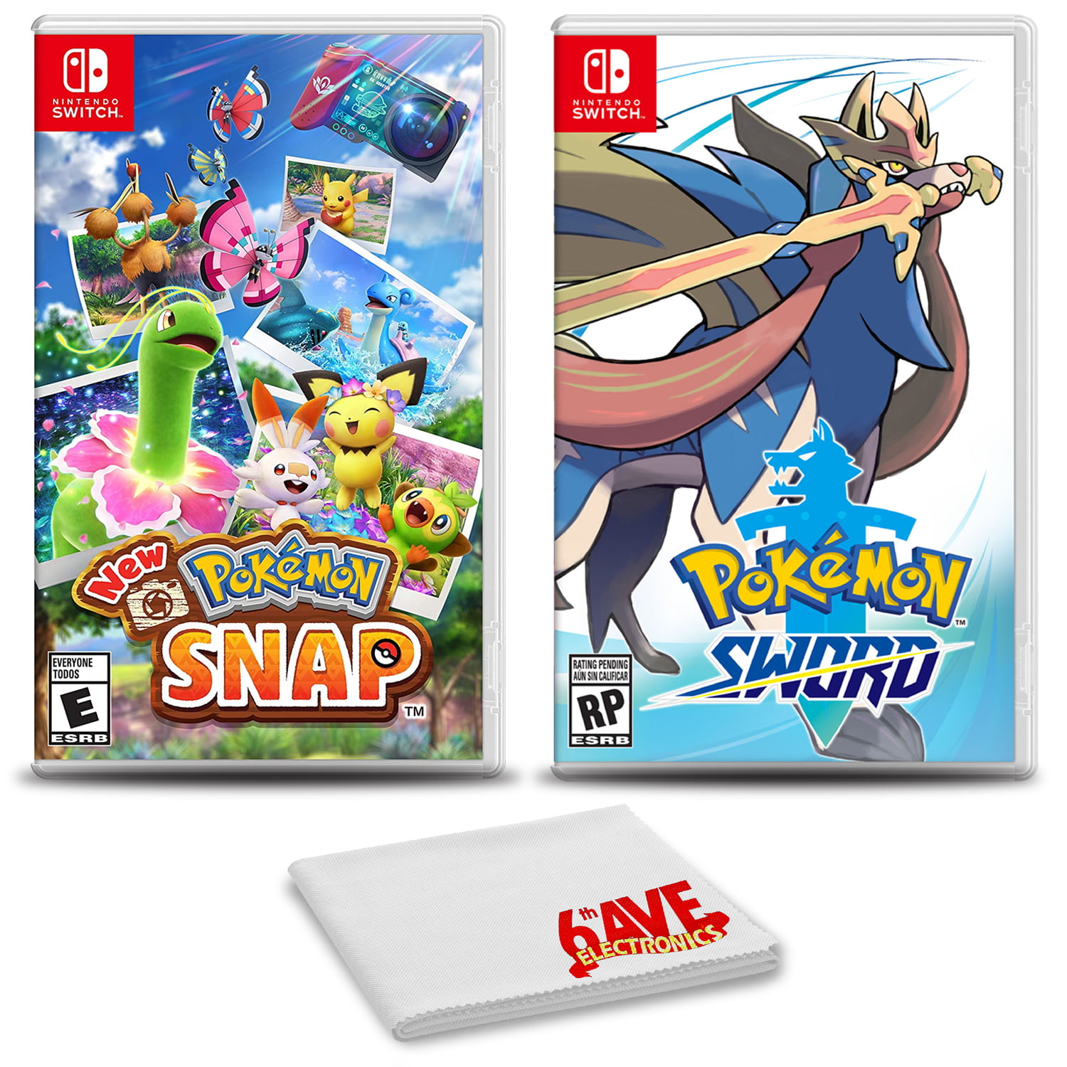 Pokemon Snap And Pokemon Sword Two Game Bundle For Nintendo Switch Walmart Com